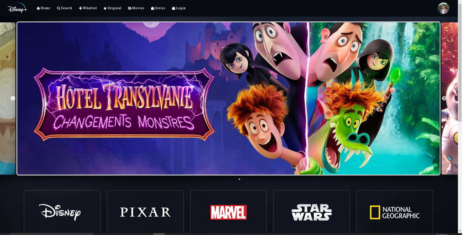 Disney Plus Project